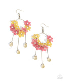 Paparazzi "Whimsical Work" Brass Earrings Paparazzi Jewelry