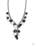 Paparazzi "Beehive Barrage" Black Necklace & Earring Set Paparazzi Jewelry