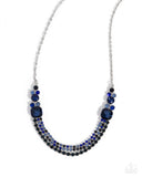 Paparazzi "Relaxed Refinement" Blue Necklace & Earring Set Paparazzi Jewelry