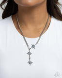 Paparazzi "Stellar Story" Blue Necklace & Earring Set Paparazzi Jewelry