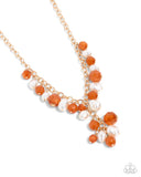 Paparazzi "Beehive Barrage" Orange Necklace & Earring Set Paparazzi Jewelry