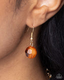 Paparazzi "Beehive Barrage" Orange Necklace & Earring Set Paparazzi Jewelry