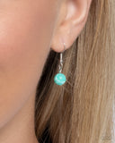 Paparazzi "Stony Status" Green Necklace & Earring Set Paparazzi Jewelry