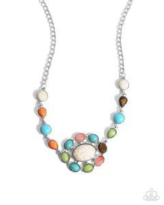 Paparazzi "Enigmatic Ease" Multi Necklace & Earring Set Paparazzi Jewelry