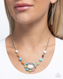 Paparazzi "Enigmatic Ease" Multi Necklace & Earring Set Paparazzi Jewelry