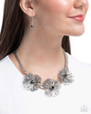Paparazzi "Falsetto Folktale" Black Necklace & Earring Set Paparazzi Jewelry