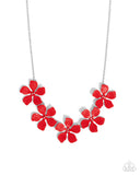 Paparazzi "Featured Finesse" Red Necklace & Earring Set Paparazzi Jewelry