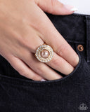 Paparazzi "Sneaky Shimmer" Brown Ring Paparazzi Jewelry