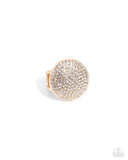 Paparazzi "Studded Scout" Gold Ring Paparazzi Jewelry