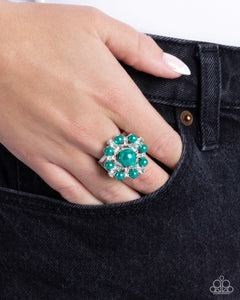 Paparazzi "Pointed Park Avenue" Green Ring Paparazzi Jewelry