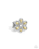 Paparazzi "Petaled Promenade" Yellow Ring Paparazzi Jewelry