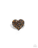 Paparazzi "Cheetah Cameo" Brown Ring Paparazzi Jewelry