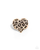 Paparazzi "Cheetah Cameo" Gold Ring Paparazzi Jewelry