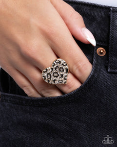 Paparazzi "Cheetah Cameo" Gold Ring Paparazzi Jewelry