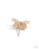 Paparazzi "Dragonfly Depth" Gold Ring Paparazzi Jewelry