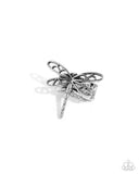 Paparazzi "Dragonfly Depth" Silver Ring Paparazzi Jewelry