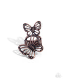 Paparazzi "Windborne Whimsy" Copper Ring Paparazzi Jewelry