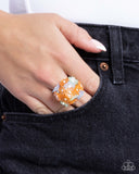 Paparazzi "Corsage Celebration" Orange Ring Paparazzi Jewelry