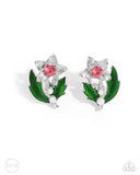 Paparazzi "Gardening Guest" Pink Clip On Earrings Paparazzi Jewelry