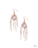 Paparazzi "The Toast of the Ton" Copper Earrings Paparazzi Jewelry