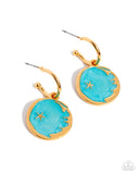 Paparazzi "South Star" Blue Post Earrings Paparazzi Jewelry