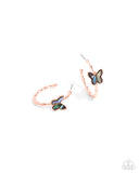 Paparazzi "Butterfly Beginning" Copper Post Earrings Paparazzi Jewelry