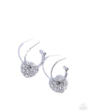 Paparazzi "Valentines Valor" White Post Earrings Paparazzi Jewelry