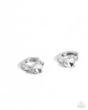 Paparazzi "Tenuous Touch" White Post Earrings Paparazzi Jewelry