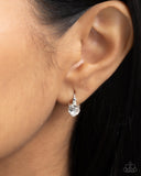 Paparazzi "Tenuous Touch" White Post Earrings Paparazzi Jewelry