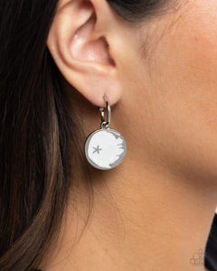 Paparazzi "South Star" White Earrings Paparazzi Jewelry