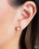 Paparazzi "Sweetheart Stunner" Gold Post Earrings Paparazzi Jewelry