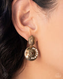 Paparazzi "Eclectic Energy" Gold Fashion Fix Post Earrings Paparazzi Jewelry