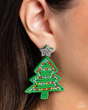 Paparazzi "Tannenbaum Tapestry" Multi Post Earrings Paparazzi Jewelry