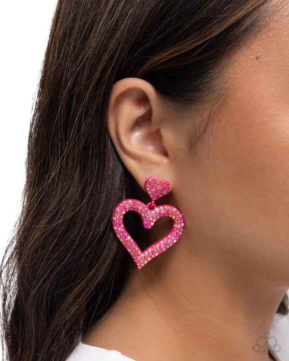 Dazzling Deed - Pink Paparazzi Jewelry