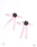 Paparazzi "Coquettish Candidate" Pink Fashion Fix Post Earrings Paparazzi Jewelry