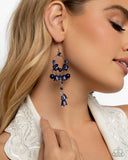 Paparazzi "Harmonious Heir" Blue Earrings Paparazzi Jewelry