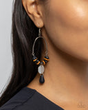 Paparazzi "Suspended Santa Fe" Black Earrings Paparazzi Jewelry