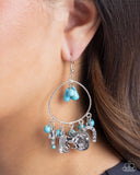 Paparazzi "Western Whisper" Blue Earrings Paparazzi Jewelry