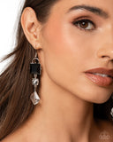 Paparazzi "Alluring Assertion" Black Earrings Paparazzi Jewelry