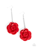 Paparazzi "Saccharine Sprig" Red Earrings Paparazzi Jewelry