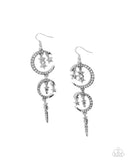 Paparazzi "Celestial Cascade" White Earrings Paparazzi Jewelry