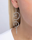 Paparazzi "Celestial Cascade" White Earrings Paparazzi Jewelry