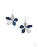 Paparazzi "Painted Promotion" Blue Earrings Paparazzi Jewelry