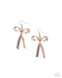 Paparazzi "Dapper Delivery" Rose Gold Earrings Paparazzi Jewelry