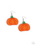 Paparazzi "Pumpkin Pizzazz" Orange Earrings Paparazzi Jewelry