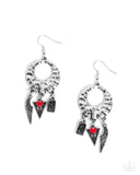 Paparazzi "Alternative Angel" Red Earrings Paparazzi Jewelry