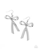 Paparazzi "Dapper Delivery" Silver Earrings Paparazzi Jewelry
