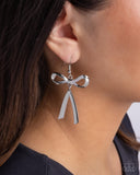 Paparazzi "Dapper Delivery" Silver Earrings Paparazzi Jewelry