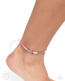 Paparazzi "Turtle Task" Multi Anklet Bracelet Paparazzi Jewelry