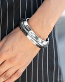 Paparazzi "Rainy Refulgence" Silver Fashion Fix Bracelet Paparazzi Jewelry